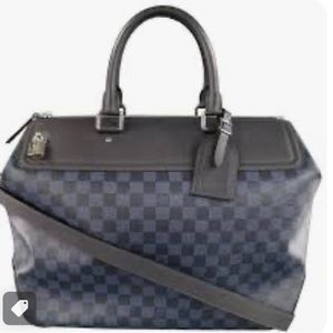 Rare Louis Vuitton Greenwich Damier Cobalt Tote